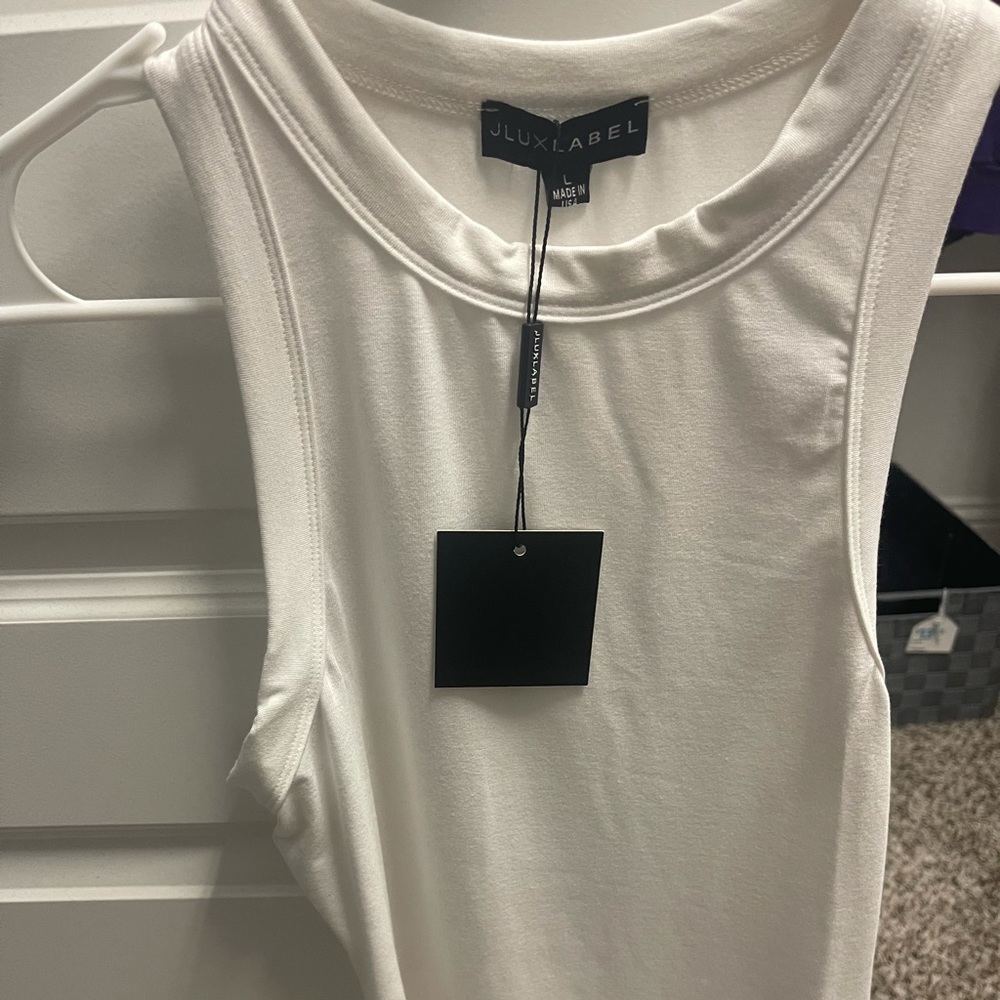 JLUXLABEL RACERBACK TANK TOP SIZE LARGE
